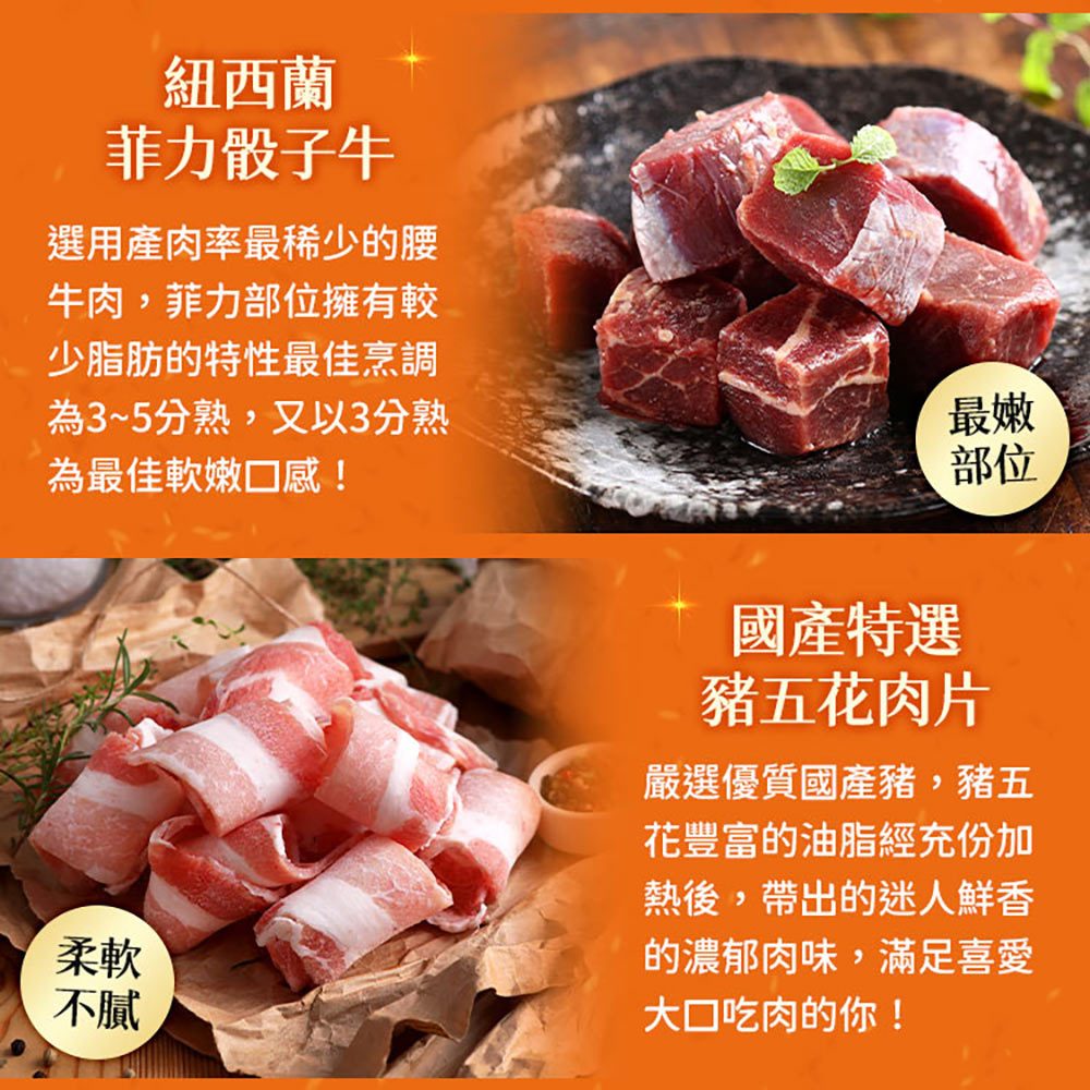 中秋烤肉海陸14件組約3.4kg 約5-7人/份 烤肉組合 商品圖片