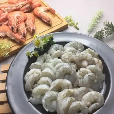 卡馬龍五星級XXL無毒鮮甜白晶蝦蝦仁50入組(250g/包 約18-20隻)